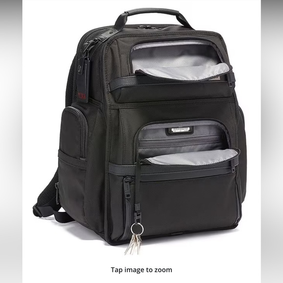 TUMI Charcoal Alpha Brief Pack Backpack NWT